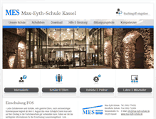 Tablet Screenshot of max-eyth-schule.de
